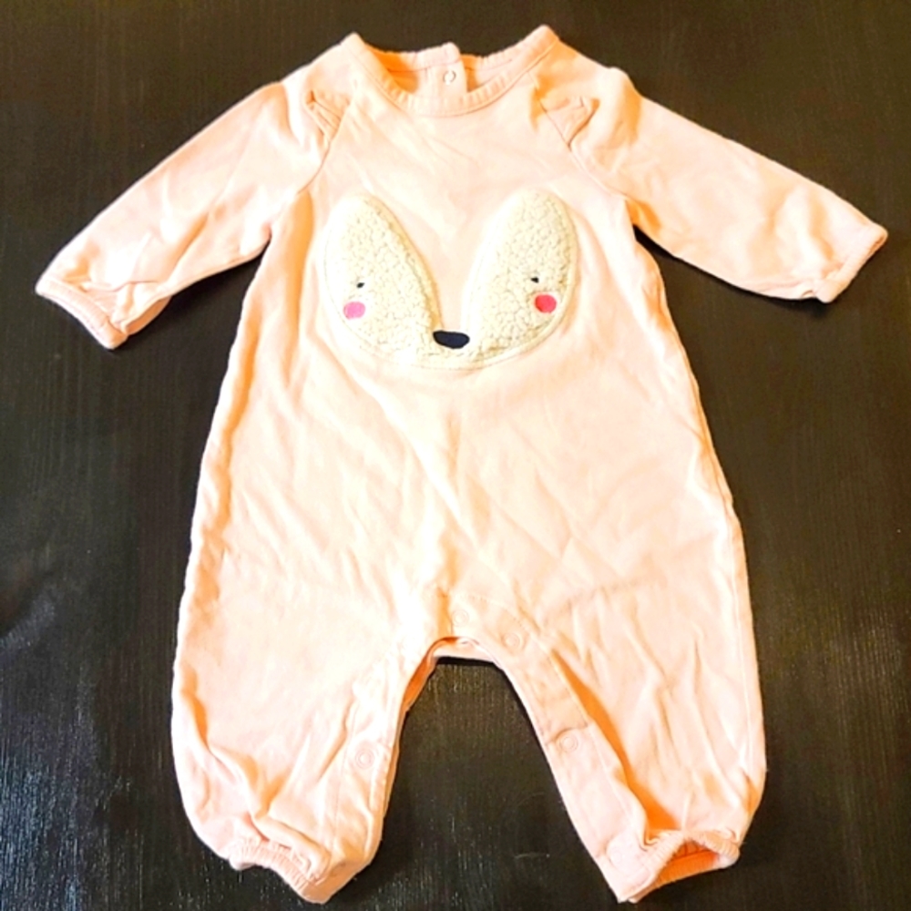 Baby Gap romper, light pink, Size 0-3